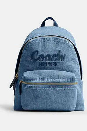 Coach Denim Cargo Backpack
