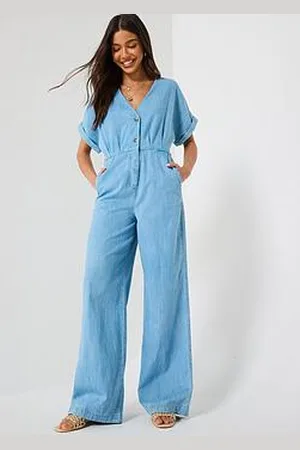 Very Soft Denim Jumpsuit
