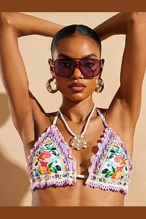 River Island Del Maar Frill Triangle Bikini