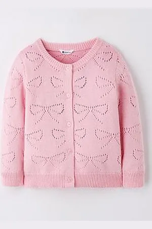 Very Girls Knitted Pointelle Cardigan