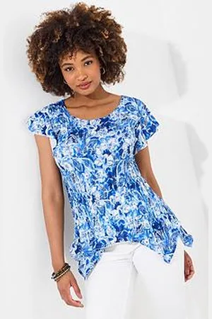 Joe Browns Pretty Pleated Print Top