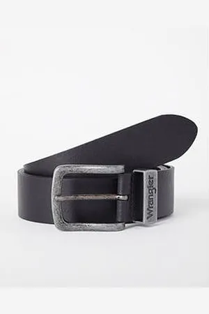 Wrangler Metal Loop Leather Belt