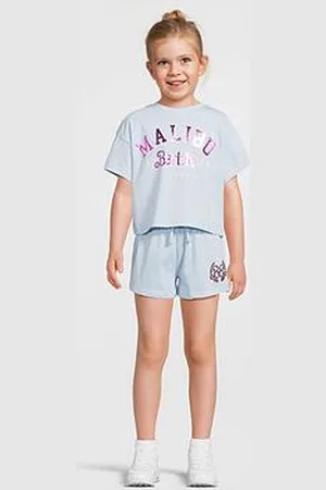 Barbie Malibu Sports Short Set - White