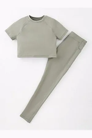 Very Girls Short Sleeve And Legging Activewear Set