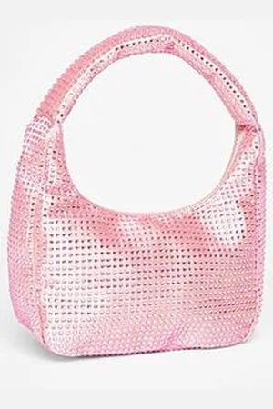 Quiz Satin Diamante Bag