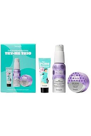 Benefit The Porefessional Try Me Trio Porefessional Primer & Skincare Oil Cleanser & Clay Face Mask Gift Set Worth &Pound;50