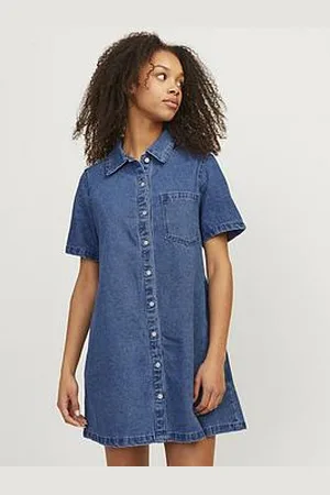 JJXX Denim Shirt Dress - Dark