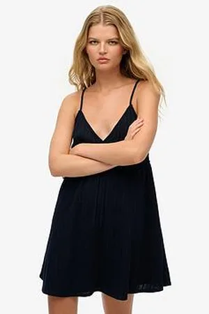 Superdry Textured Woven Cami Mini Dress