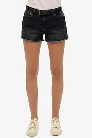 Superdry Mid Rise Denim Hot Shorts