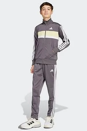 adidas Junior Unisex Seasonal Essentials Tiberio 3-Stripes Tricot Track Suit Kids - Multicolour
