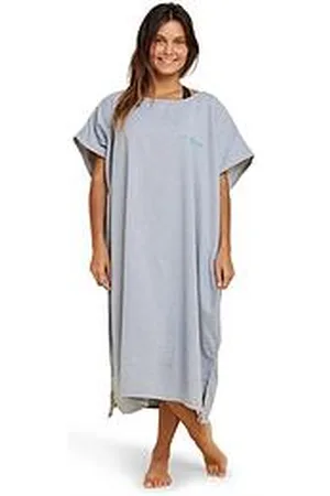 DECATHLON Adult Surf Poncho - 100 Mottled Grey