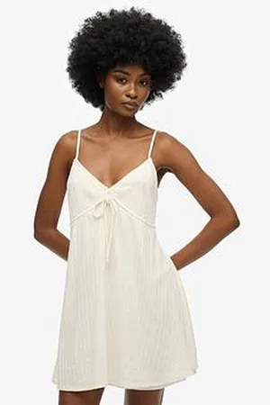 Superdry Textured Woven Cami Mini Dress