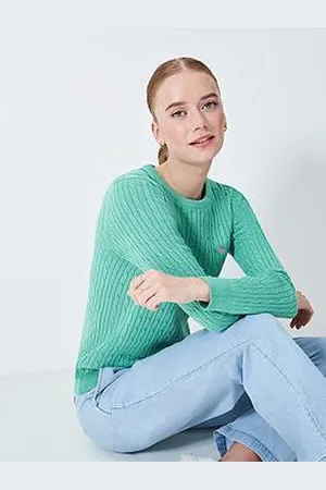 J.Crew Heritage Cable Neck Jumper