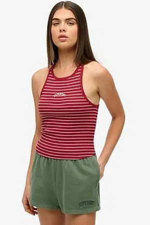 Superdry Essential Logo Striped Racer Vest Top