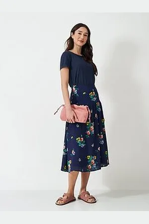 J.Crew Dara Floral Midi Skirt