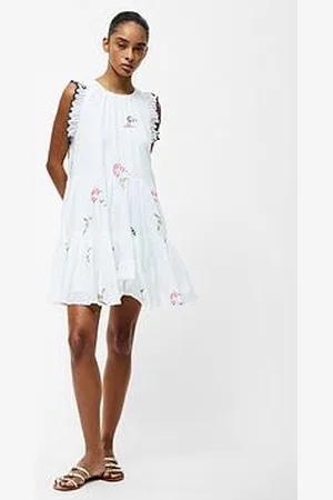 French Connection Tiered Floral Print Ruffle Mini Dress
