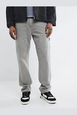 River Island Straight Leg Carpenter Jeans