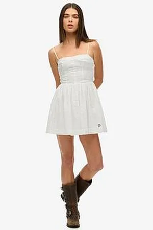 Superdry Broderie Cami Mini Dress