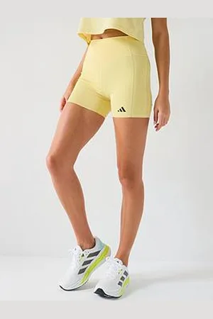 adidas Womens Training Optime 3 Stripe 4 Inch Bike Shorts