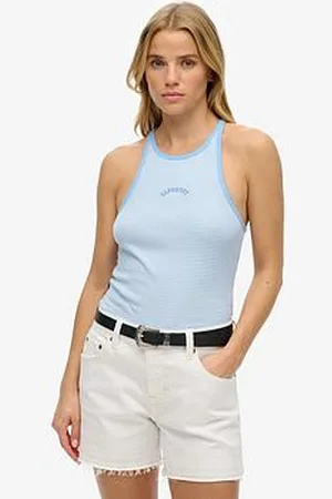 Superdry Essential Logo Striped Racer Vest Top