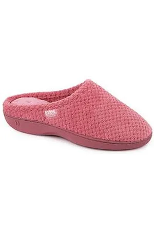 Totes Isotoner Popcorn Terry Mule Slippers