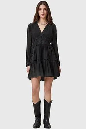 AllSaints Xanthe Long Sleeve Mini Dress