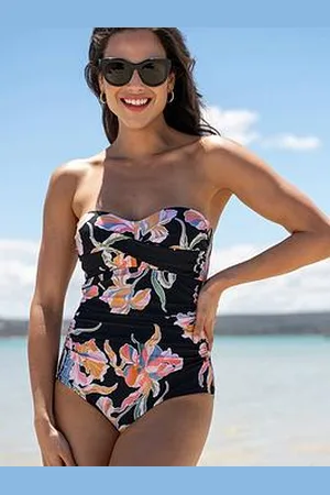 Pour Moi Santa Monica Strapless Tummy Control Swimsuit