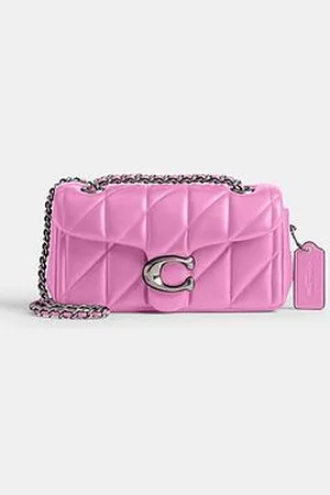 Coach Quilted Tabby Shoulder Bag 20 With Chain
