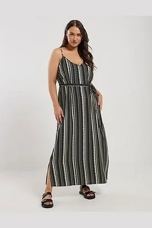 Yours Curve Cami Beaded Zig Zag Dress