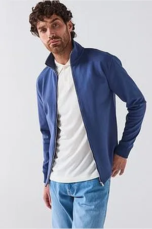 SELECTED Halban High Neck Full Zip Sweat Top