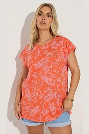 Yours Curve Grown On Sleeve Top
