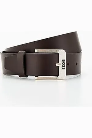 HUGO BOSS Jemio Leather Belt - Brown