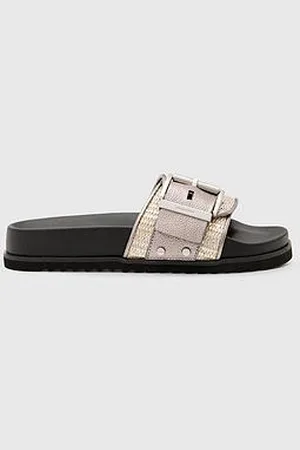 AllSaints Ellie Raffia Sliders
