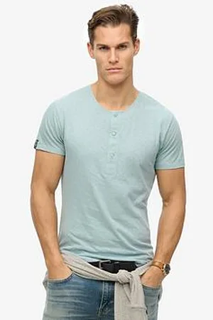 Superdry Merchant Short Sleeve Grandad Jersey T-Shirt