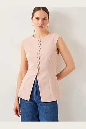 Monsoon Ruth Scallop Waistcoat