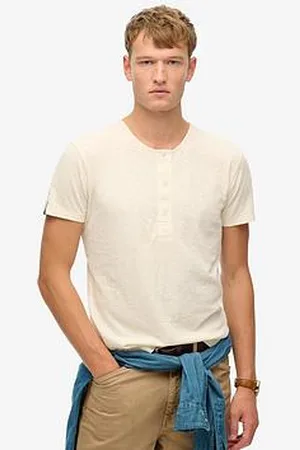 Superdry Merchant Short Sleeve Grandad Jersey T-Shirt