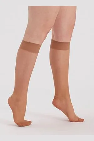 Pretty Polly Curve Comfort Top Knee High Hold Ups