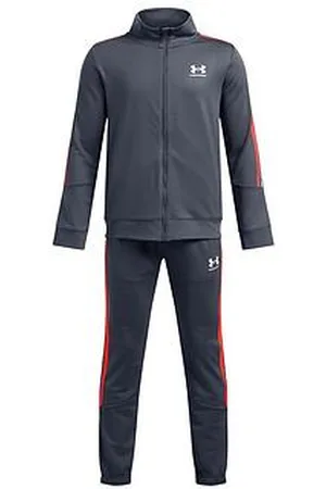 Under Armour Junior Boys Icon Knit Tracksuit - Grey