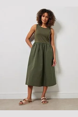 M&Co Sleeveless Midi Dress