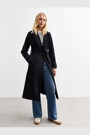New Look Wool-Look Unlined Tailored Trench Coat