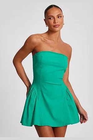 Quiz Jade Bandeau Mini Dress