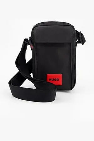 HUGO BOSS Ethon 2.0 Red Patch Logo Crossbody Bag