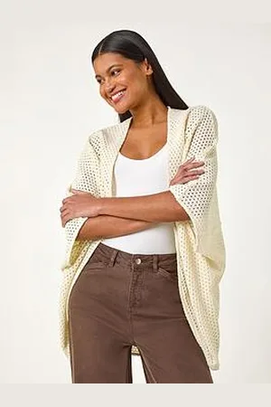 Roman Crochet Tunic Cardigan