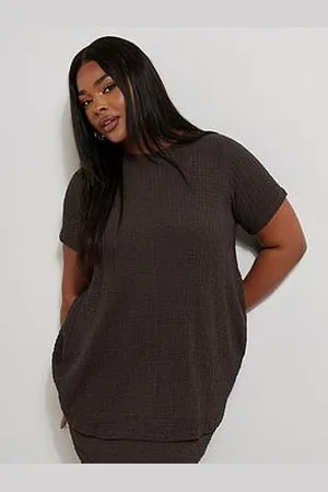 Yours Curve Texture Swing Top