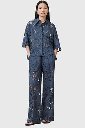 AllSaints Charli Embroidered Trouser