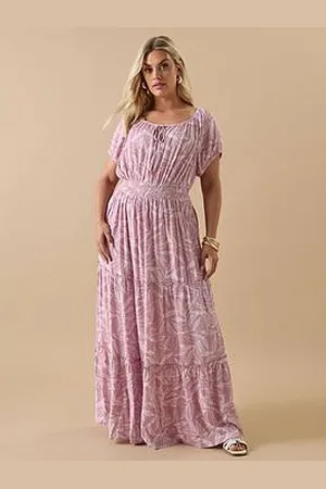 Yours Curve Gypsy Bardot Maxi Dress