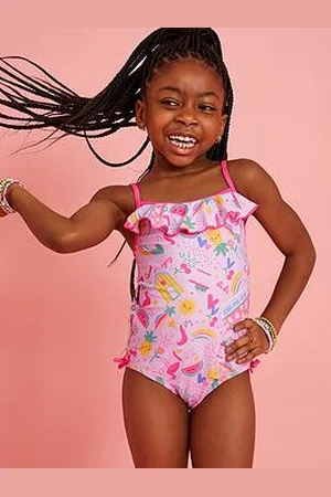 Accessorize Girls Sunbeam Print Swimsuit