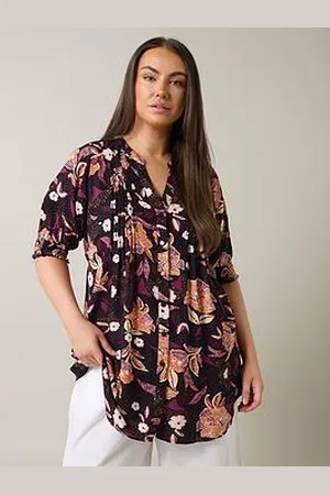 Evans Pintuck Blouse