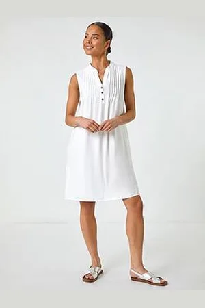 Roman Petite Pintuck Pocket Dress