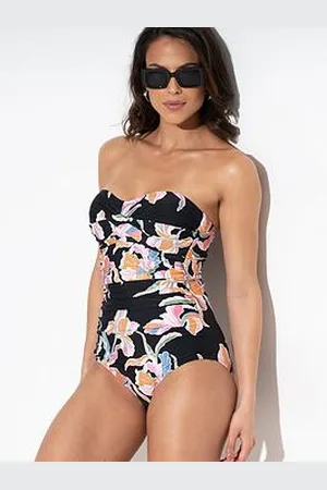 Pour Moi Petite Santa Monica Strapless Tummy Control Swimsuit